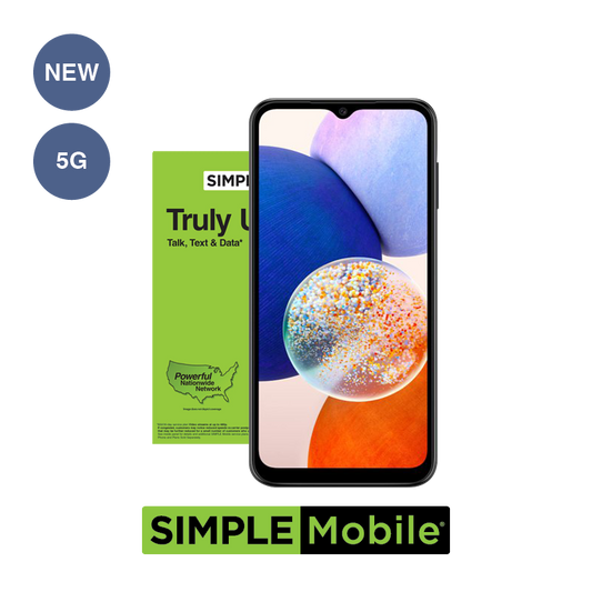 DEV Samsung Galaxy A14 - Simple Mobile Branded Handset