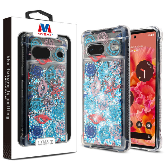 ACC MyBat Quicksand Glitter Hybrid Protector Cover for Google Pixel 7